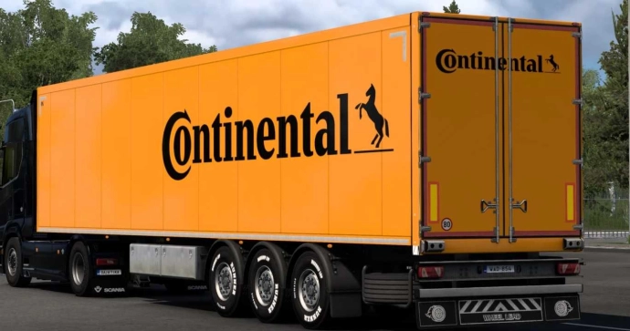 ETS2 1.53 - Continental SCS Box Trailer V1.0