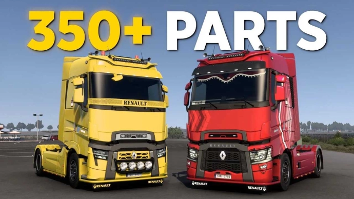 ETS2 1.53 - Renault T Evo Tuning Pack V1.5
