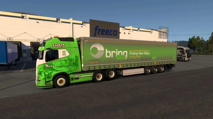 ETS2 1.53 – Logbay Trucking with Bring Skins V1.0 - Truckers Mods