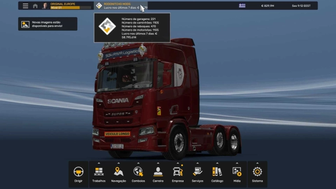 ETS2 1.54 - Profile (Savegame) V1.0