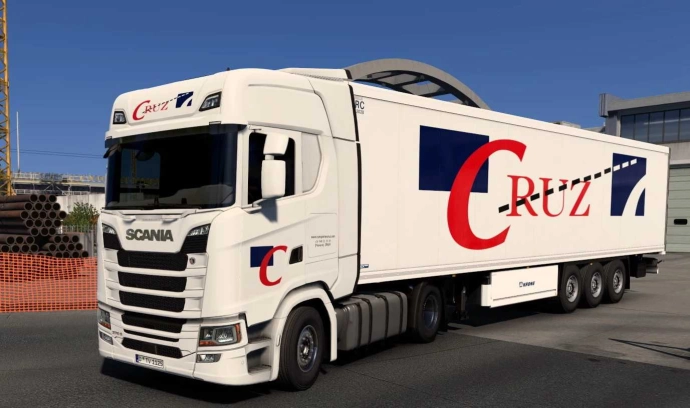 ETS2 1.53 - Transportes Cruz Combo Skin V1.0