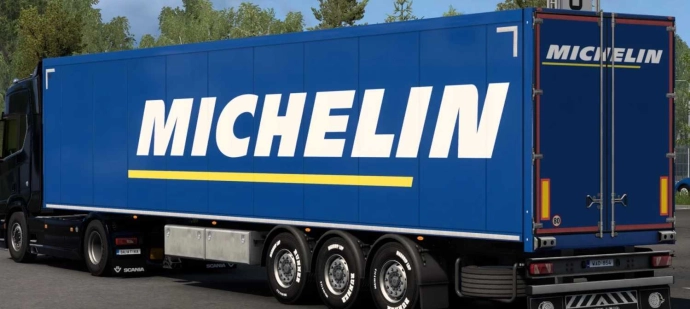 ETS2 1.53 - Michelin Skin SCS Box Trailer V1.0