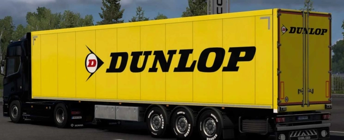ETS2 1.53 - Dunlop Skin SCS Box Trailer V1.0