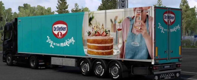 ETS2 1.53 - Dr. Oetker SCS Box Trailer V1.0
