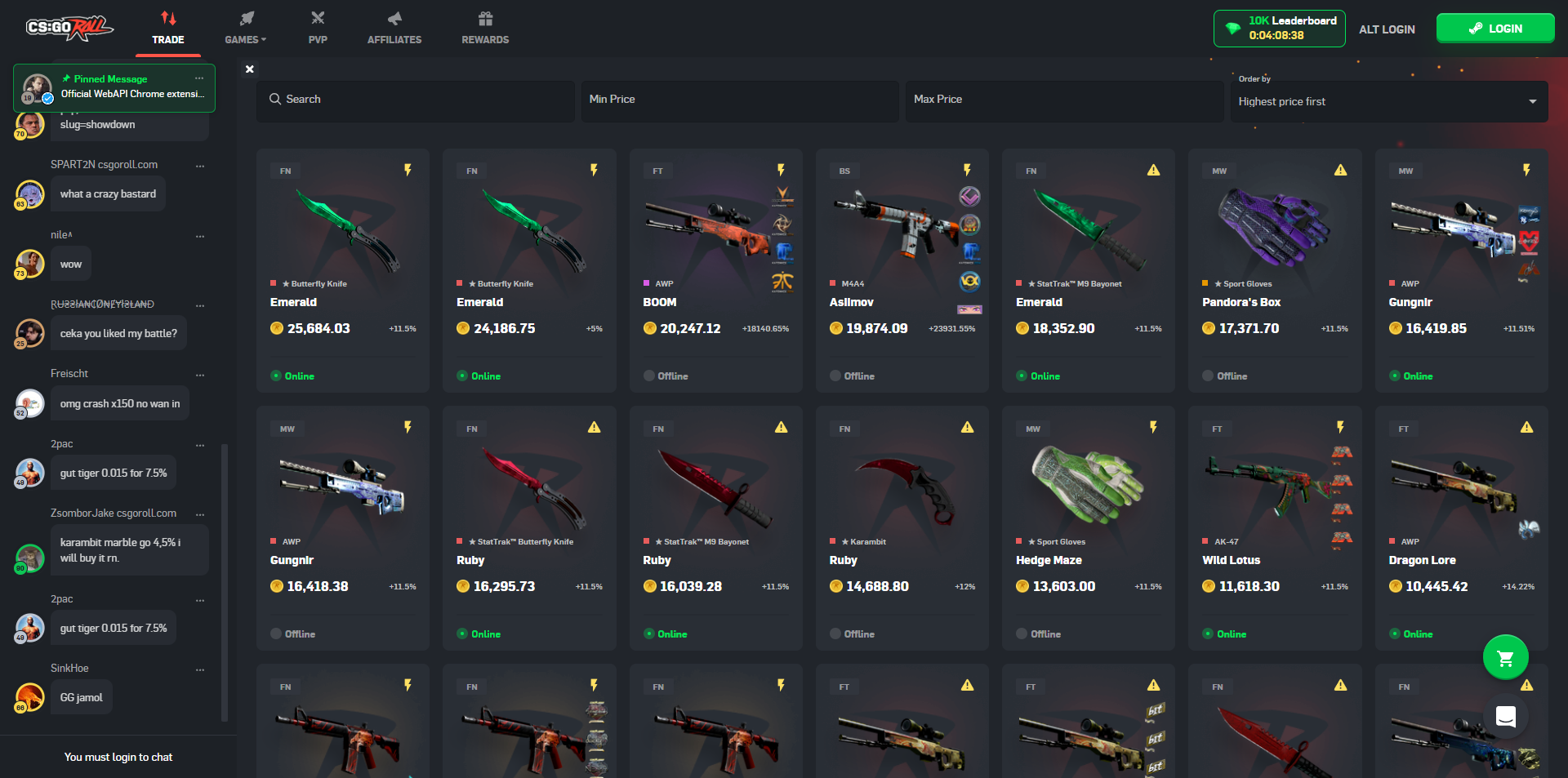 CSGORoll: Обзор популярной платформы для ставок в Counter-Strike: Global Offensive