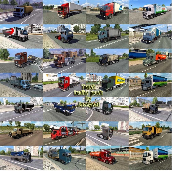 ETS2 1.54 - Пакет грузовиков V9.1.12 ETS2 1.54 - Пакет грузовиков V9.1.12