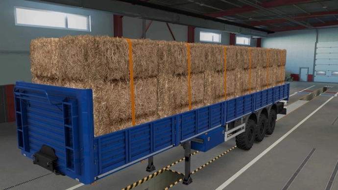 ETS2 1.54 - Оффроудный шасси для трейлеров SCS Box V2.0 ETS2 1.54 - Оффроудный шасси для трейлеров SCS Box V2.0