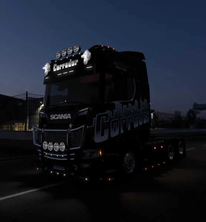 ETS2 1.54 - Corredor Scania Skin V1.0