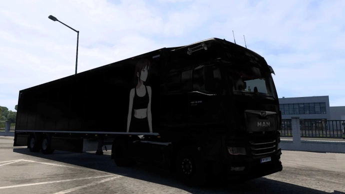 ETS2 1.54 - Аниме скин для трейлера ETS2 1.54 - Аниме скин для трейлера