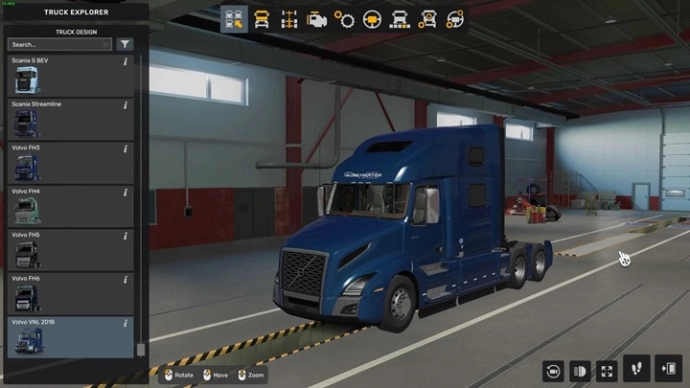 ETS2 1.54 - Грузовик Volvo VNL 2018 ETS2 1.54 - Грузовик Volvo VNL 2018