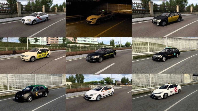 ETS2 1.54 - Taxi Traffic Pack V3.5.7