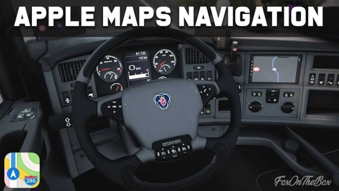 ETS2 1.54 - Apple Maps Navigation Pack
