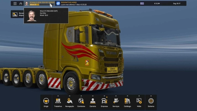 ETS2 1.54 - Profile Scania S 2016 12x4 V1.0