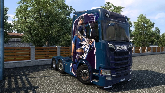 ETS2 1.54 - Scania S NextGen Kitana Skin V1.0