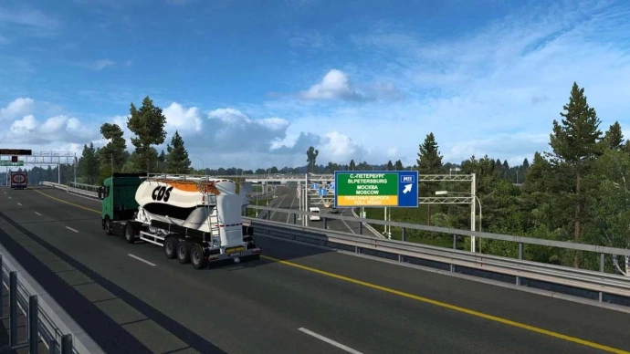 ETS2 1.54 - RusMap V2.53