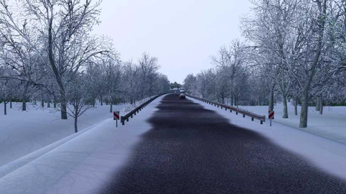 ETS2 1.54 - Frosty Winter Weather V10.1