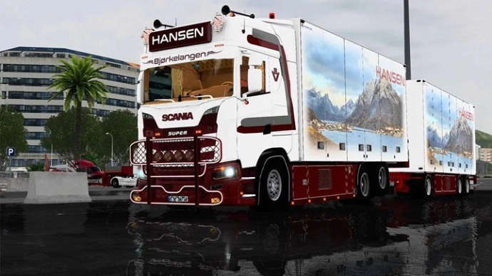 ETS2 1.54 - Scania S580 Hansen + Trailer V1.5 ETS2 1.54 - Scania S580 Hansen + Trailer V1.5