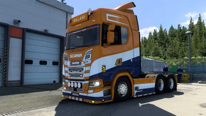 ETS2 1.54 - Скин Scania S Holland H2 V1.0 ETS2 1.54 - Скин Scania S Holland H2 V1.0