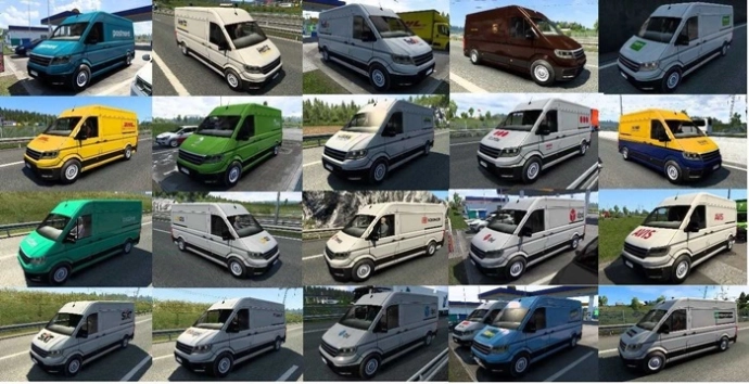 ETS2 1.54 - Nissantruck Ai Vehicles Pack V15