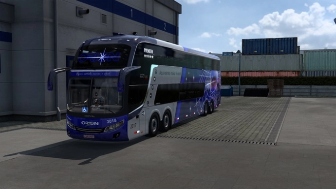 ETS2 1.54 - Comil Invictus DD 8x2 Volvo ETS2 1.54 - Comil Invictus DD 8x2 Volvo