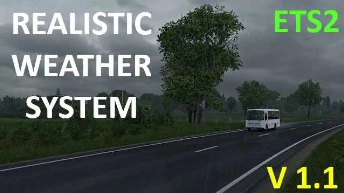 ETS2 1.54 - Realistic Weather System V1.1