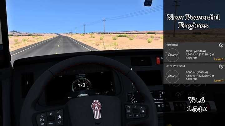 ATS – New Powerful Engines V1.6 (1.54)