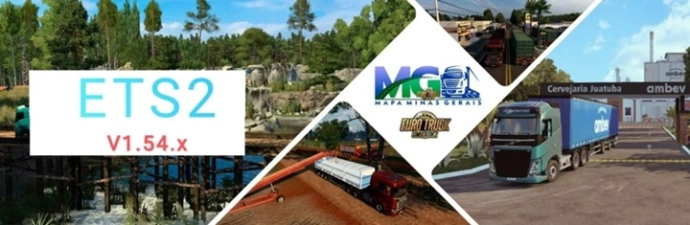 ETS2 1.54 - Minas Gerais Map