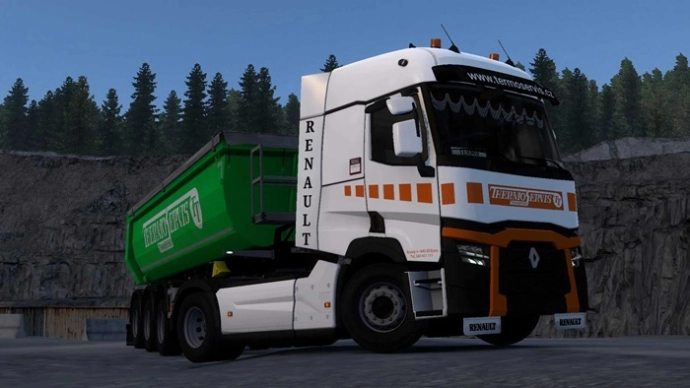 ETS2 1.54 - Скин Renault T и SCS Dumper Termoservis V1.0 ETS2 1.54 - Скин Renault T и SCS Dumper Termoservis V1.0