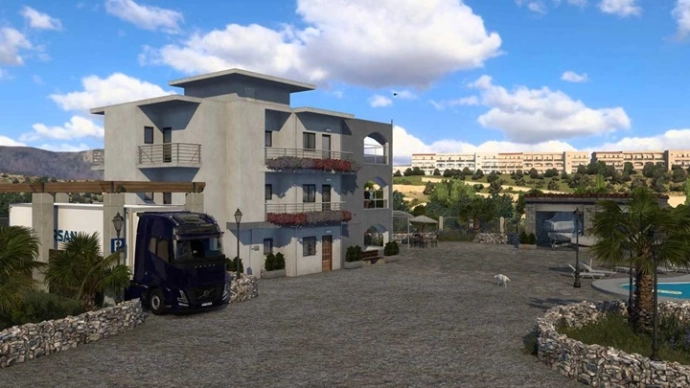 ETS2 1.54 - Lixouri Add-on Greece DLC Expansion V1.0