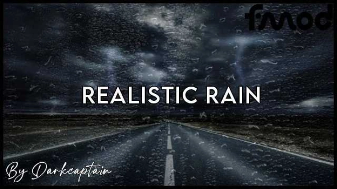 ETS2 1.54 - Realistic Rain V5.1