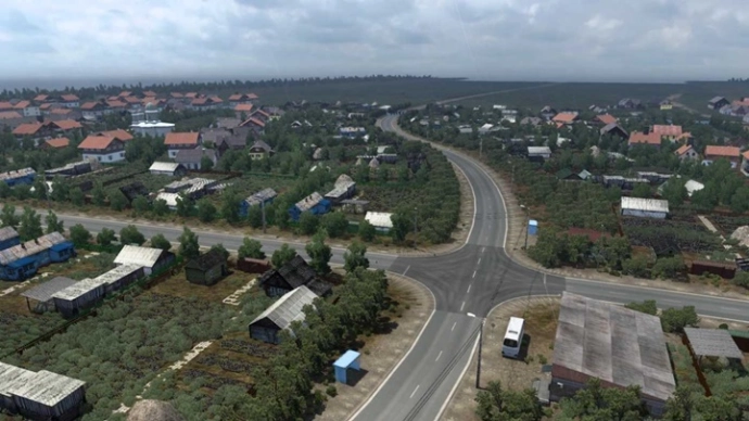 ETS2 1.54 - Дорога на карту Кавказа V1.6 ETS2 1.54 - Дорога на карту Кавказа V1.6