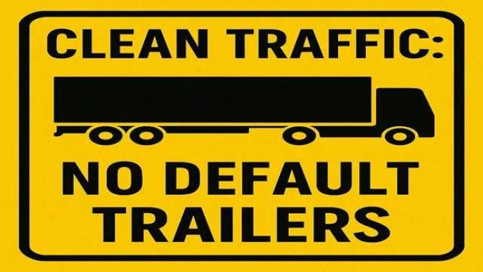 ETS2 1.54 - Clean Traffic No Default SCS Trailers V1.1
