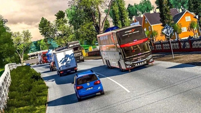 ETS2 1.54 - New Map Jateng V3.3 With New Roads
