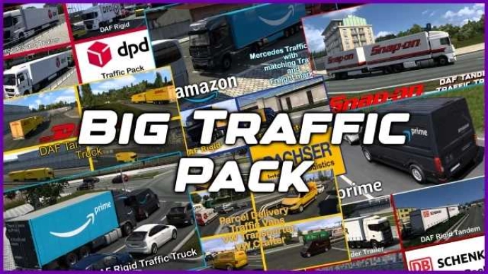 ETS2 1.54 - Big Traffic Pack V1.0