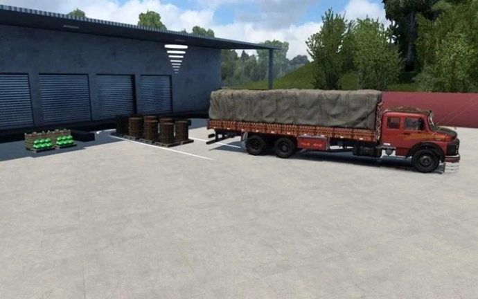 ETS2 1.54 - Invisible Cargo for Rigid Trucks