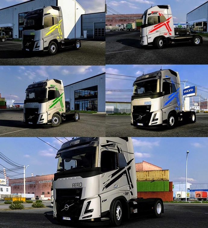 ETS2 1.54 - Volvo Stripes Skin V1.0 ETS2 1.54 - Volvo Stripes Skin V1.0