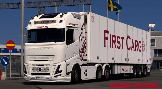 ETS2 1.54 - Первый набор скинов для грузовиков/прицепов JTW Transport AB V1.0 ETS2 1.54 - Первый набор скинов для грузовиков/прицепов JTW Transport AB V1.0