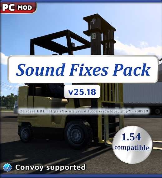 ATS – Sound Fixes Pack V25.18 (1.54) ATS – Sound Fixes Pack V25.18 (1.54)