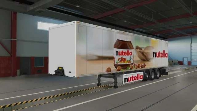 ETS2 1.54 - Наклейка для трейлера Nutella V1.0 ETS2 1.54 - Наклейка для трейлера Nutella V1.0
