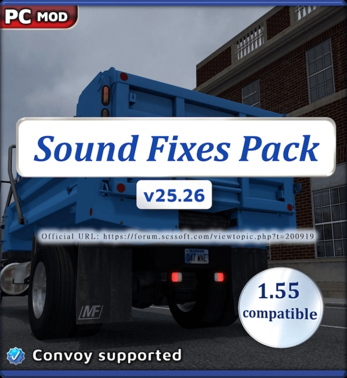 ETS2 1.55 - Sound Fixes Pack V25.26.1 ETS2 1.55 - Sound Fixes Pack V25.26.1