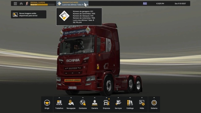 ETS2 1.55 - Profile (Savegame)