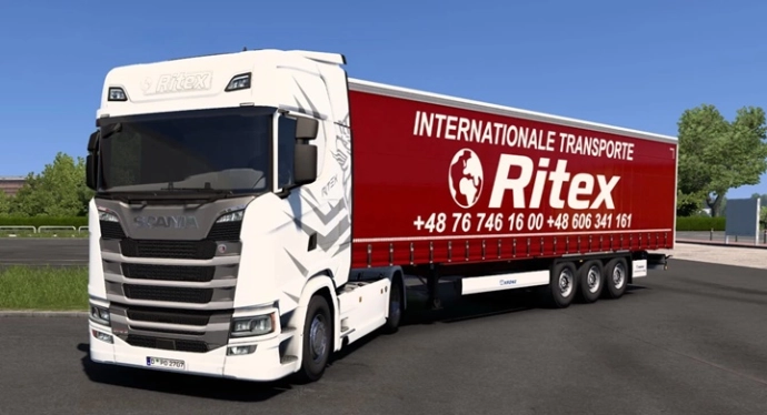 ETS2 1.54 - Ritex Logistics Combo Skin V1.0 ETS2 1.54 - Ritex Logistics Combo Skin V1.0