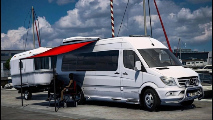 ETS2 1.54 - Mercedes Benz Sprinter Airstream V1.0 ETS2 1.54 - Mercedes Benz Sprinter Airstream V1.0