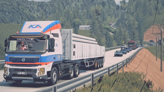 ETS2 1.54 - Карта Sitinjau Lauik V18 (Tayangan Perdana) V1.0 ETS2 1.54 - Карта Sitinjau Lauik V18 (Tayangan Perdana) V1.0