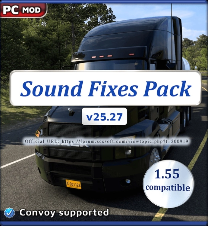 ETS2 1.55 - Звуковой пакет исправлений V25.27 ETS2 1.55 - Звуковой пакет исправлений V25.27