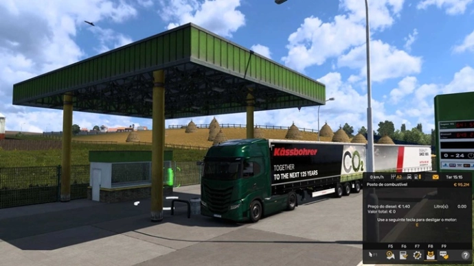 ETS2 1.55 - Fuelo EU Diesel Price (23.06.2025)