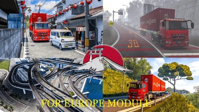 ETS2 1.54 - Project Japan для модуля Европа Версия 1.1.3 ETS2 1.54 - Project Japan для модуля Европа Версия 1.1.3