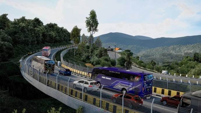 ETS2 1.54 - Сунданский x Jateng 3.3 Индонезийская карта ETS2 1.54 - Сунданский x Jateng 3.3 Индонезийская карта