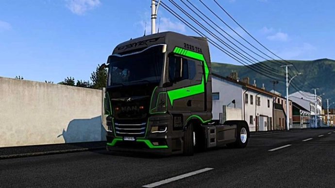 ETS2 1.54 - MAN TGX 2020 Зеленая акцентная обивка V1.0 ETS2 1.54 - MAN TGX 2020 Зеленая акцентная обивка V1.0