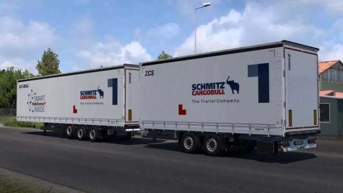 ETS2 1.54 - Прицепы Schmitz S.CS Mega V1.2 ETS2 1.54 - Прицепы Schmitz S.CS Mega V1.2